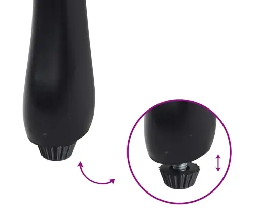 3 Daļu Dārza Bistro Komplekts Melnā Krāsā No Čuguna Vidaxl