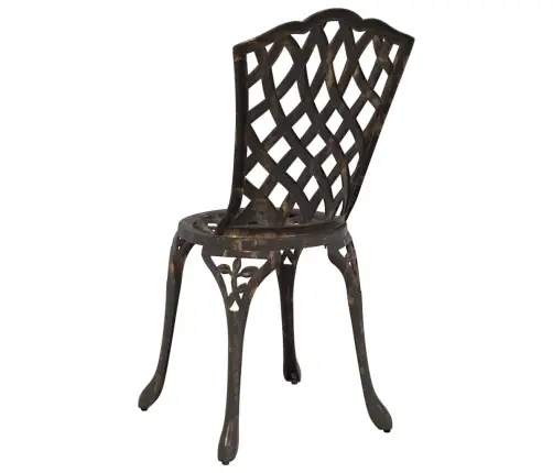 Dārza Krēsli 2 Gab. Bronzas Liešanas Alumīnija Vidaxl