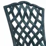 Sodo Kėdė Su Pagalve 2 Pcs Žalia 55 X 56.5 X 91Cm Aliuminis
