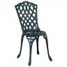 Sodo Kėdė Su Pagalve 2 Pcs Žalia 55 X 56.5 X 91Cm Aliuminis