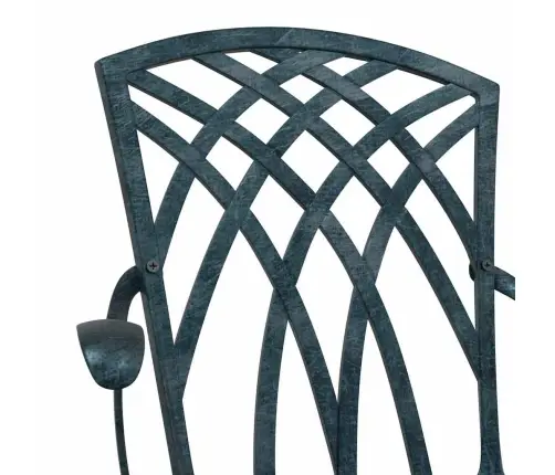 Dārza Krēsli 2 Gabali, Zaļi, Čuguna Vidaxl