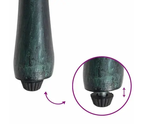 Dārza Krēsli 2 Gabali, Zaļi, Čuguna Vidaxl