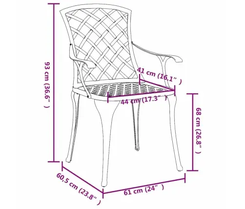 Aia Tool Roheline 61 X 60.5 X 93Cm Alumiinium
