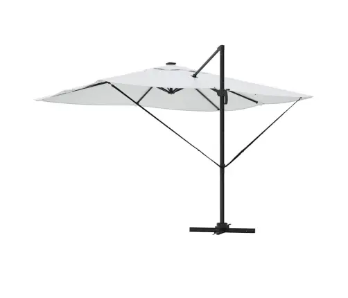 Kantilever Roma Pavėsinė Bežinė Ir Juoda 352 X 251 X 265 Cm