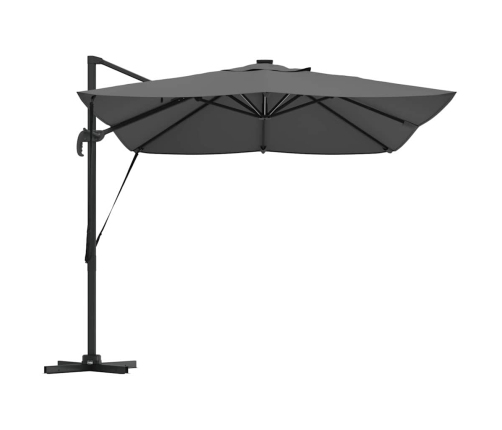 Cantilever Roma Saulessargs Ar Led Antracītā Krāsā, 352X251X265 Cm, No Alumīnija Vidaxl