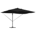 Cantilever Roma Lietussargs Ar Led, Melns, 352X251X265 Cm, No Alumīnija Vidaxl