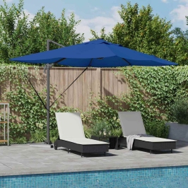Kāpelējošs Roma Parasol Zils Un Melns 352 X 251 X 265 Cm Vidaxl