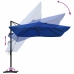 Cantilever Roma Saulessargs Ar Led, Zils, 352 X 251 X 265 Cm, No Alumīnija Vidaxl