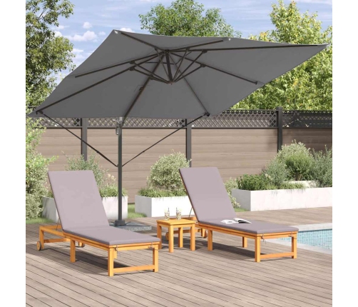Roma Parasol Antracitas 286 X 285 X 265 Cm