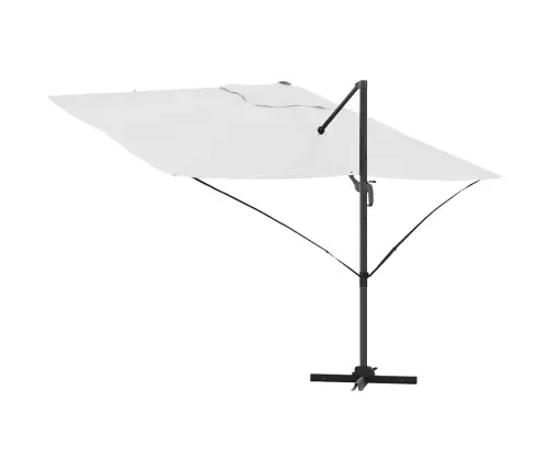 Kantleva Roma Päikesevarju Bež Ja Must 352 X 251 X 260 Cm