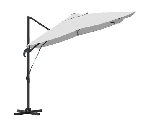 Kantleva Roma Päikesevarju Bež Ja Must 352 X 251 X 260 Cm