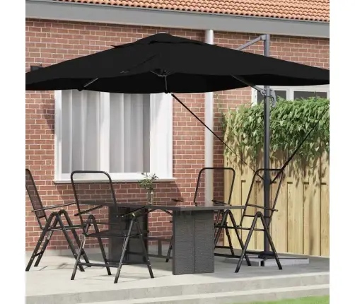 Kantilever Roma Pavėsinė Juoda Ir Juoda 352 X 251 X 260 Cm Kantilever Roma Pavėsinė Juoda Ir Juoda 352 X 251 X 260 Cm