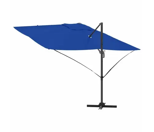 Cantilever Roma Saules Vārsts Azure Zils 352X251X260 Cm Alumīnijs Vidaxl