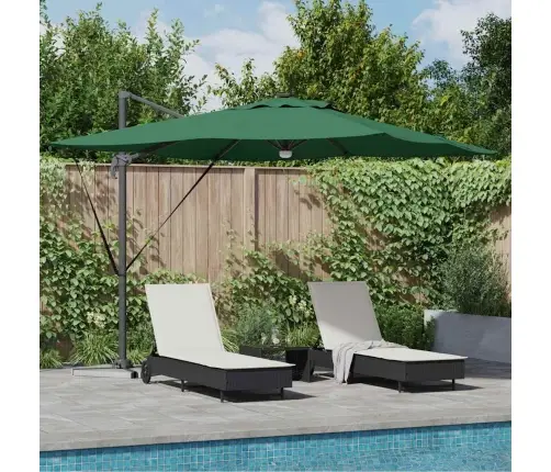 Roma Parapli Led -Ribatuledega Roheline 286 X 285 X 270 Cm Roma Parapli Led -Ribatuledega Roheline 286 X 285 X 270 Cm