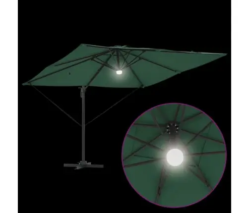 Roma Parapli Led -Ribatuledega Roheline 286 X 285 X 270 Cm Roma Parapli Led -Ribatuledega Roheline 286 X 285 X 270 Cm