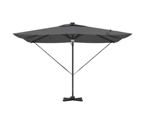 Kantilever Roma Parasol Antracīts Lieli Alumīnijs, Tērauds Vidaxl