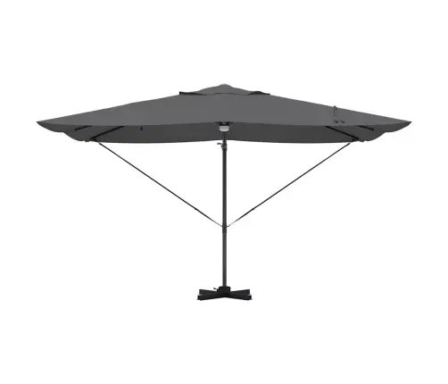 Cantilever Roma Saules Sargs Ar Led Gaismām, Antracīta Krāsā, 352X251X265 Cm, No Alumīnija. Vidaxl