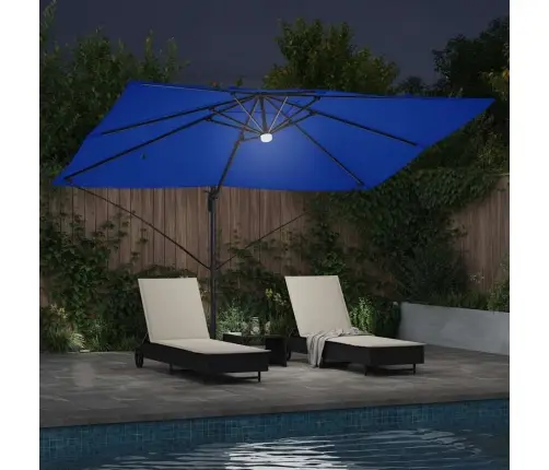 Kantilever Roma Pavėsinė Mėlyna Ir Juoda 352 X 251 X 265 Cm