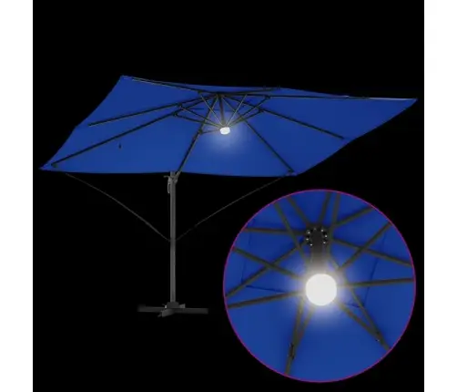 Kantilever Roma Pavėsinė Mėlyna Ir Juoda 352 X 251 X 265 Cm