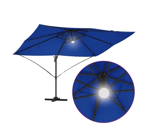 Kantilever Roma Pavėsinė Mėlyna Ir Juoda 352 X 251 X 265 Cm