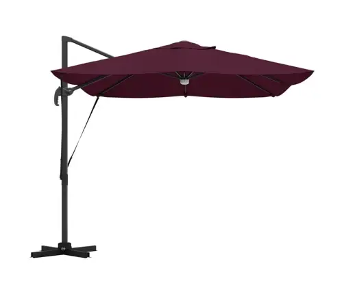 Kantilevers Lietussargs - Bordo Sarkans Bordo Sarkans Vidaxl