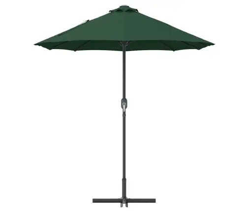 Dārza Parasols Zaļa 380 X 196 X 235 Cm Pulverkrāsots Tērauds Vidaxl Dārza Parasols Zaļa 380 X 196 X 235 Cm Pulverkrāsots Tērauds Vidaxl
