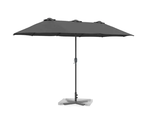 Sodo Skėtis Antracitas 370 X 197 X 239 Cm