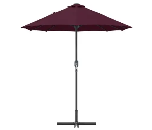 Sodo Skėtis Bordo Raudona 370 X 197 X 239 Cm