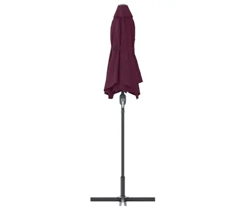 Sodo Skėtis Bordo Raudona 370 X 197 X 239 Cm