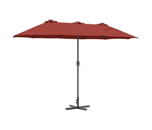 Sodo Skėtis Terakotos 370 X 197 X 239 Cm