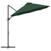 Dārza Cantilever Parasols Ar Slēdzeni Zaļa 372 X 198 X 253 Cm Vidaxl