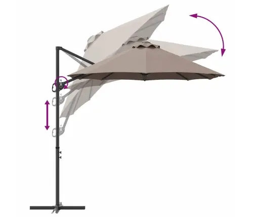 Aia Kaldvihmavari Pruunikashall 372 X 198 X 243 Cm