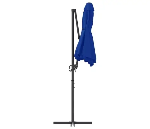 Dārza Cantilever Parasols Debeszila 372 X 198 X 253 Cm Vidaxl Dārza Cantilever Parasols Debeszila 372 X 198 X 253 Cm Vidaxl