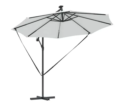 Cantilever Banānu Lietussargs Smilšu 294 X 294 X 248 Cm Vidaxl