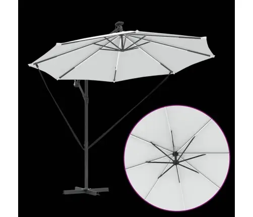 Cantilever Banānu Lietussargs Smilšu 294 X 294 X 248 Cm Vidaxl