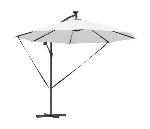 Cantilever Banānu Lietussargs Smilšu 294 X 294 X 248 Cm Vidaxl