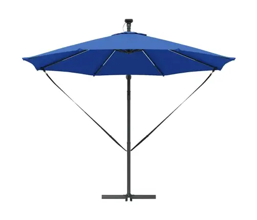 Cantilever Banānu Lietussargs Debeszila 294 X 294 X 248 Cm Vidaxl