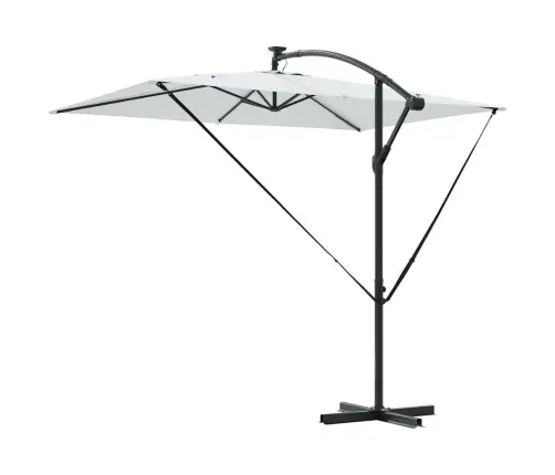 Cantilever Banānu Lietussargs Smilšu 294 X 200 X 254 Cm Vidaxl