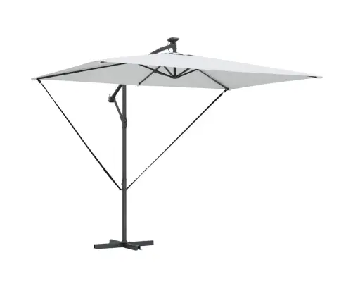 Cantilever Banānu Lietussargs Smilšu 294 X 200 X 254 Cm Vidaxl