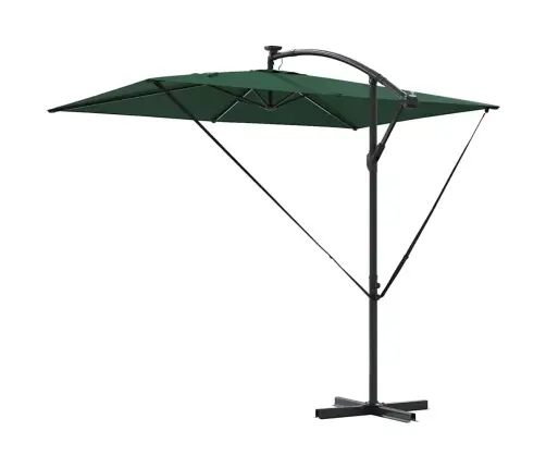 Kantileverio Bananų Skėtis Žalia 294 X 200 X 254 Cm