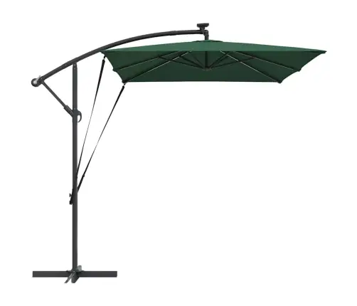 Kantileverio Bananų Skėtis Žalia 294 X 200 X 254 Cm