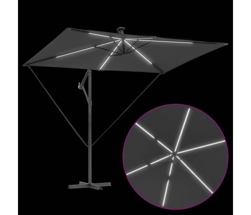 Cantilever Banānu Lietussargs Antracīts 294 X 200 X 254 Cm Vidaxl