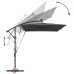 Cantilever Banānu Lietussargs Antracīts 294 X 200 X 254 Cm Vidaxl