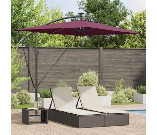 Skėtis Nuo Saulės Bordo Raudona 294 X 200 X 270 Cm