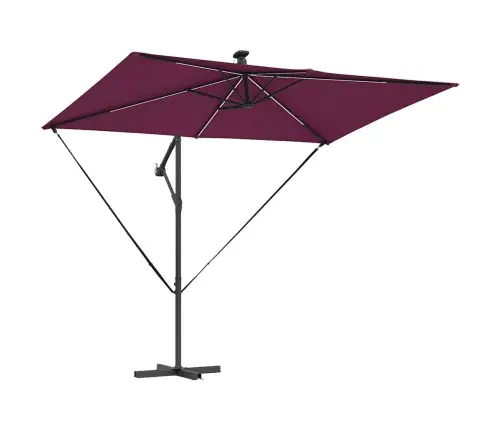 Skėtis Nuo Saulės Bordo Raudona 294 X 200 X 270 Cm