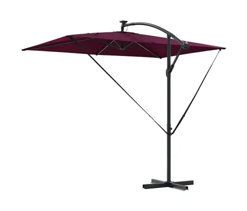 Skėtis Nuo Saulės Bordo Raudona 294 X 200 X 270 Cm