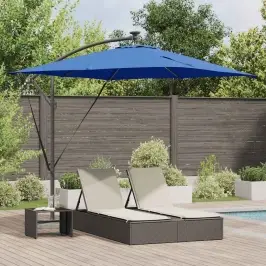 Cantilever Banānu Lietussargs Zila 249 X 249 X 250 Cm Vidaxl