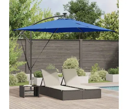 Kantileverio Bananų Skėtis Mėlyna 249 X 249 X 250 Cm