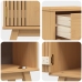 Vonios Baldų Rinkinys Su Stalčių 3 Pcs Ruda 114 X 43 X 73.5 Cm