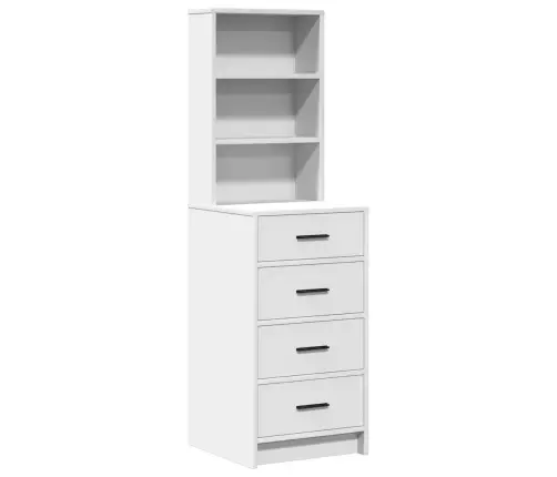 Dressing Galds 2 Pcs Balts 78.5 X 41 X 135 Cm Inženierijas Koks Vidaxl